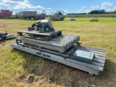 Quantity roof sheets and rain water goods