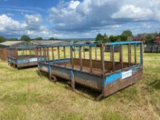 Watson square feeder on skids