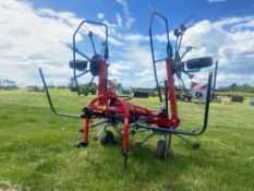2023 Vicon Fanex 553 rotary tedder.  Manual in office