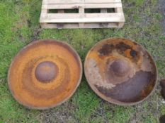 2No Mexican Hat Feed Troughs - (Cambridgeshire)