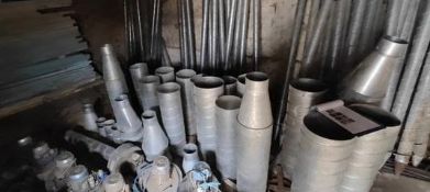 8No. Martin Lishman Pile Dry P2 Pedestals c/w 8No. Pile Dry F2 Fans - (Norfolk)