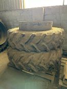 2No. Rear Dual Wheels - 16.9 R38