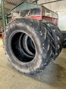 2No. Tyres - 710/70 R42 - (Norfolk)