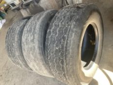 3No. Bridgestone Super Single Tyres - 385/65 R 22.5s - (Cambridgeshire)