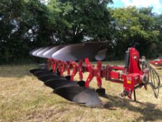2018 Kongskilde HRWS 5 furrow reversible plough with skimmers, hydraulic vari-width. Model: HRWS 510