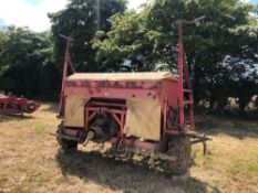 Concept 3m drill set up for beans with additional spring tine cereal unit, bout markers and wheel tr