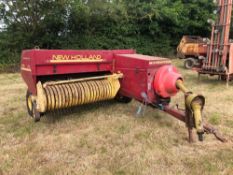New Holland Sperry 376 Hayliner conventional baler. Serial No: D376V6787