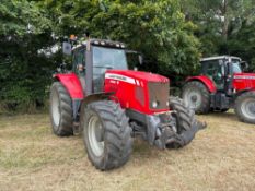 2011 Massey Ferguson 6499 Dyna 6 50kph 4wd tractor with front linkage, 2 electric and 2 manual spool