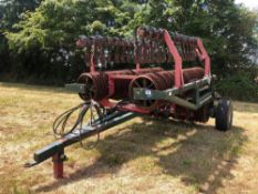 2009 NRH Engineering Ltd 8.3m CR5CB8 horizontal folding Cambridge rolls with breaker rings, addition