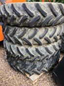 Set of 4 Farm Pro 10 Stud Rowcrop Wheels - (Derbyshire)