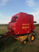 1998 New Holland 654 Round Baler - (Norfolk)