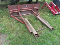 Tine mounted pusher blade 8ft