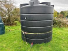 Enduramaxx 10,000ltr water tank, gravity fed