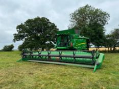 2023 John Deere T660i Prodrive 30Kph Premium combine harvester, 6 straw walkers, straw chopper, guid
