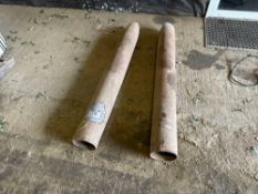 Bag lifter extensions for pallet tines