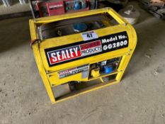 Sealey GG2800 petrol generator 230v 7hp