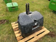 Concrete 1t front weight block