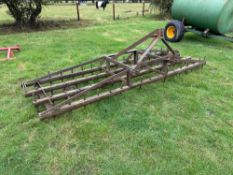 Circa 12ft Dutch harrow, linkage mounted