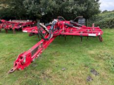 Sumo Multipress 4.6m hydraulic folding cultivator with 14 auto-reset legs, hydraulic levelling board