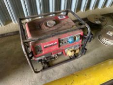 Honda EM4500 petrol generator  with 115v / 240v