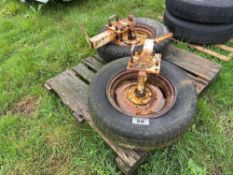 Pair 205R16 implement wheels