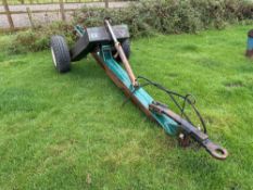 McAvoy single leg trailed mole plough. Serial No: 1017