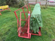 2No Stocks AG Micro Meter seeder units on framework with walkway set for OSR establishment NB: Manua