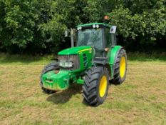 2009 John Deere 6430 Premium 40Kph PowerQuad 4wd tractor with 3 manual spools, front suspension on B