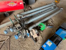 2No grain aeration spears with Martin Lishman motors, single phase