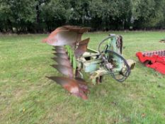 Dowdeswell DP7E 6f (5f+1f) reversible plough with skimmers set to 12inch furrow. Serial No: 91123436