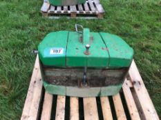 John Deere 900Kg front weight block
