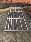 8ft galvanised gate