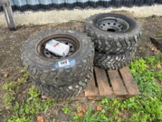 Set Kobra 235/75R15 steel wheels and tyres to fit Toyota Hilux