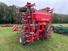 2019 Kverneland TS 6m tine drill with half width shut off, wheel track eradicators, bout and tramlin