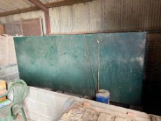 8,000l metal fuel tank with single phase pump and nozzle, sold in situ, buyer to remove