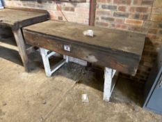 Wooden workshop bench 5ft x 2ft