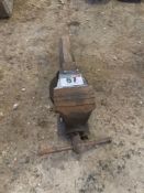 Record 5 1/4 inch bench vice