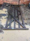 10ft wooden gate