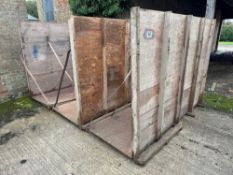 Quantity wooden grain walling panels 6ft