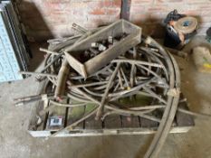 Quantity hydraulic pipe and fittings