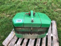 John Deere 900Kg front weight block