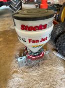 2018 Stocks AG Fan Jet Pro 65 slug pelleter. Serial No: 180525. NB: Manual and control box in office