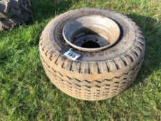 Single Trelleborg 400/60-15.5 wheel and tyre