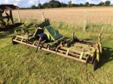 Dowdeswell DPH3 3m power harrow with rear crumbler, linkage mounted. Serial No: 883001116 NB: Manual