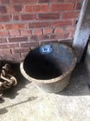 Cast iron tub