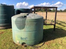 Fuel tank and metal stand