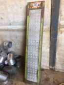 Pair homemade trailer ramps