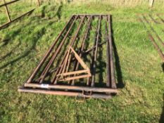 2No 10ft metal field gates
