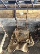 Sack barrow and sacks. No VAT.