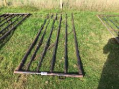 1No 12ft metal field gates